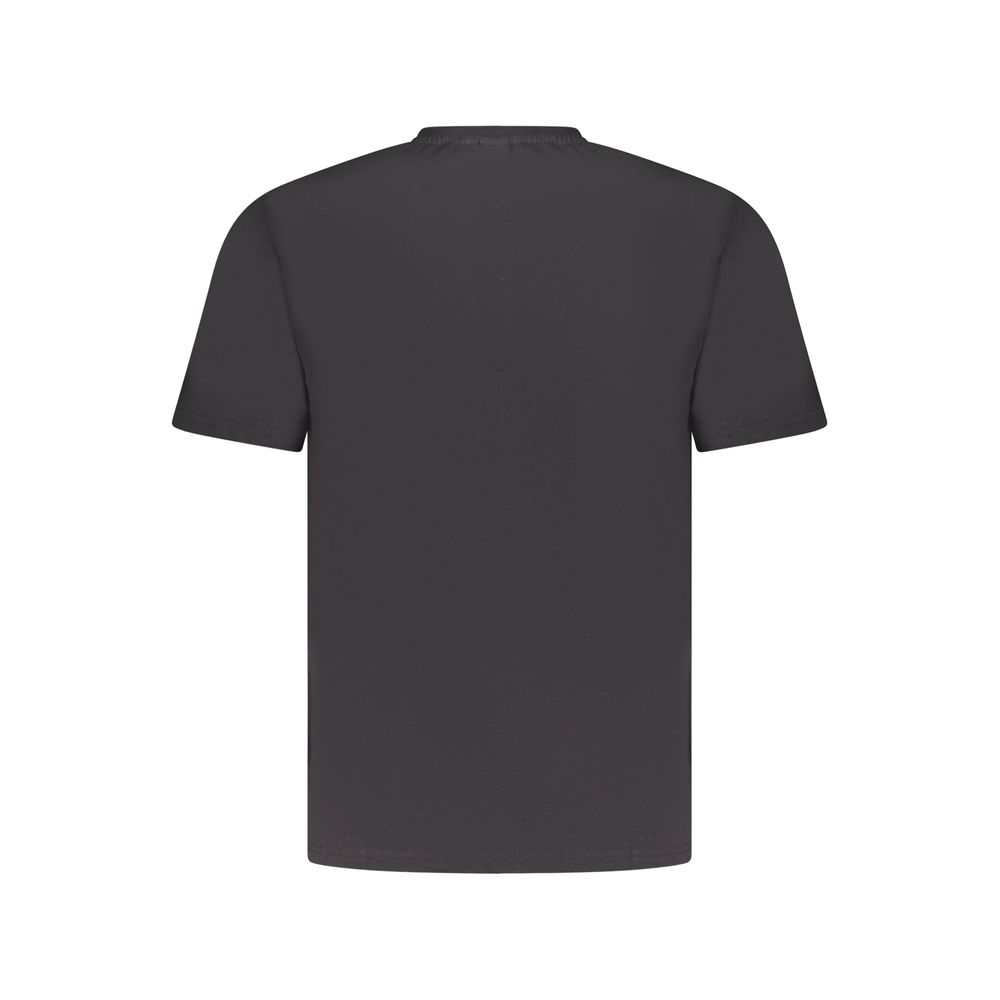 North Sails Black Cotton Men T-Shirt