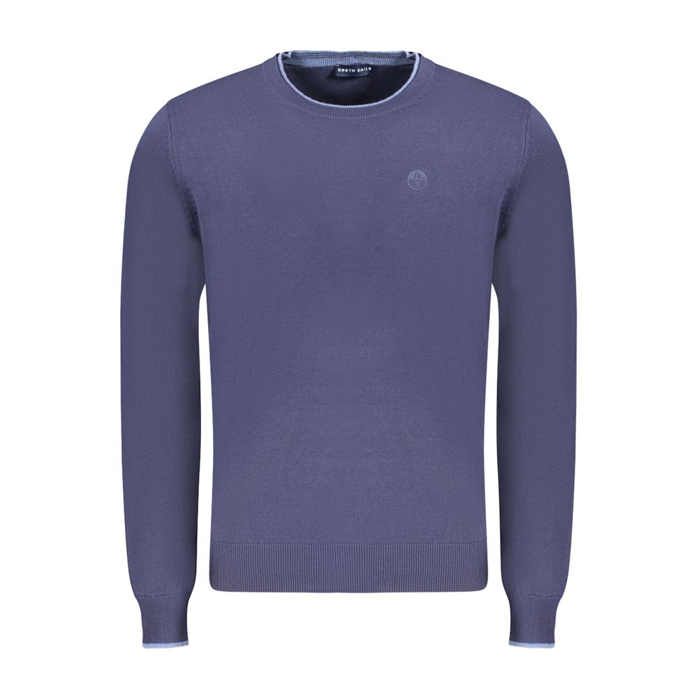 North Sails Blue Cotton Men's Sweater