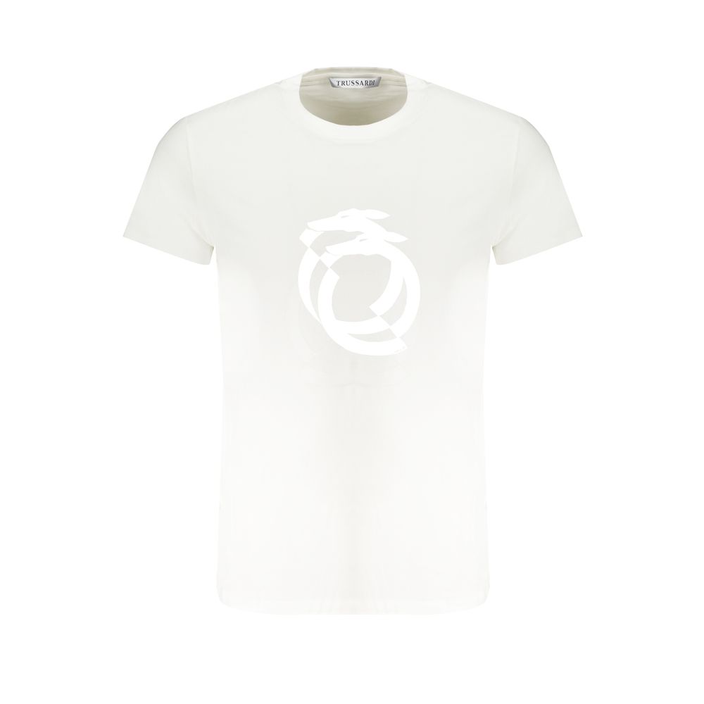 Trussardi White Cotton Men's T-Shirt