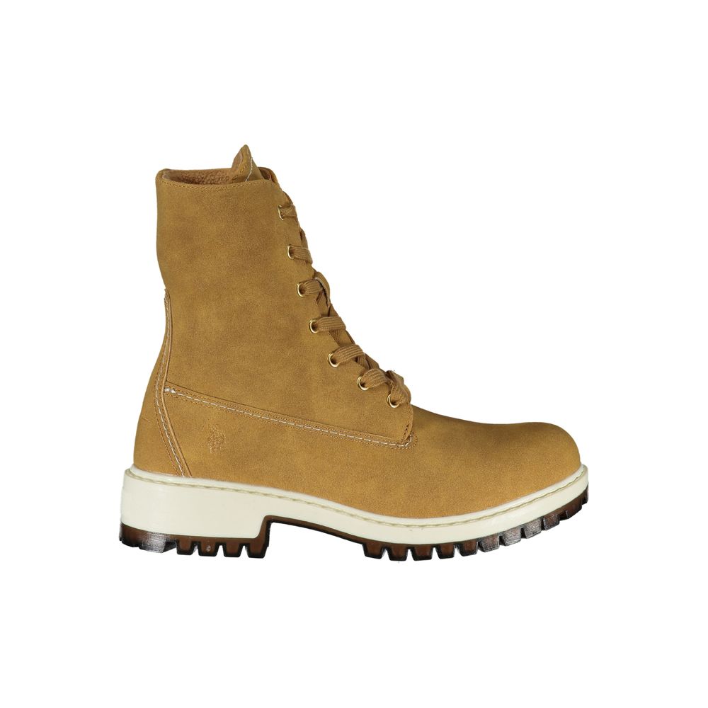 U.S. Polo Assn. Brown Polyurethane Women Boot