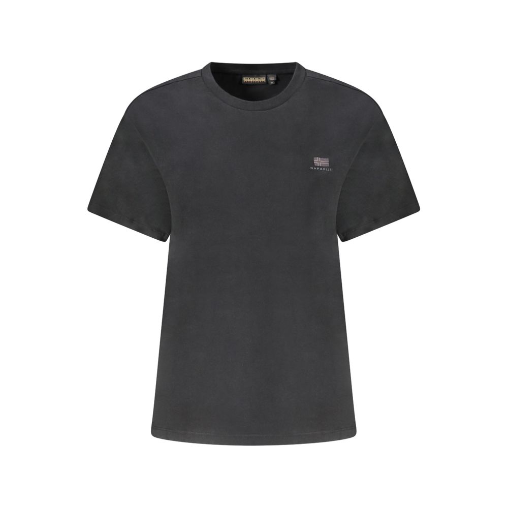 Napapijri Black Cotton Women's T-Shirt