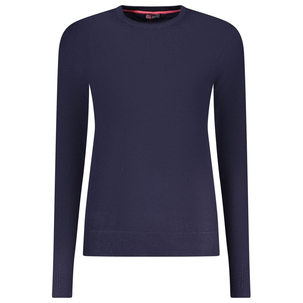 Norway 1963 Blu Viscose Donna Maglia