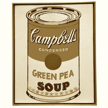 Can of Campbell's Green Pea Soup