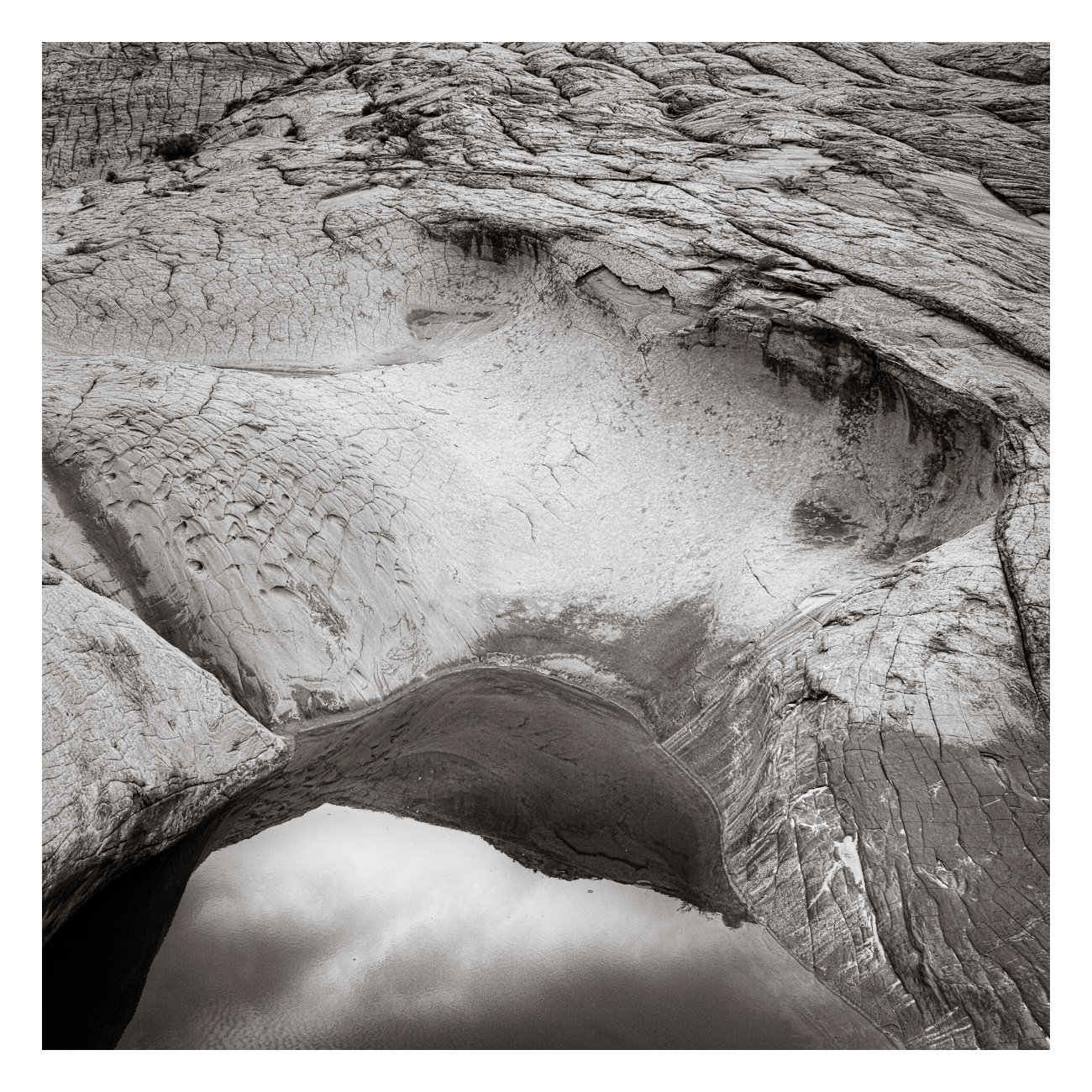Pothole reflection