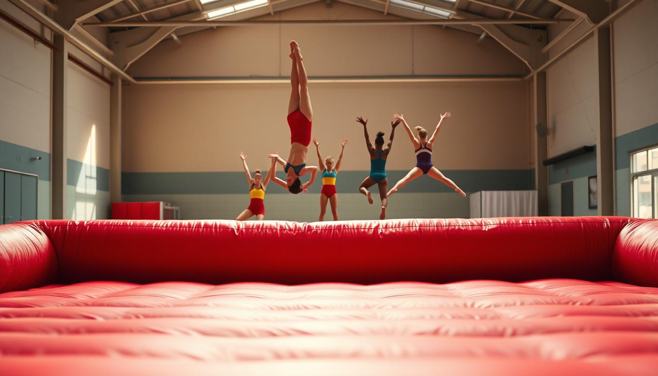 inflatable gymnastics