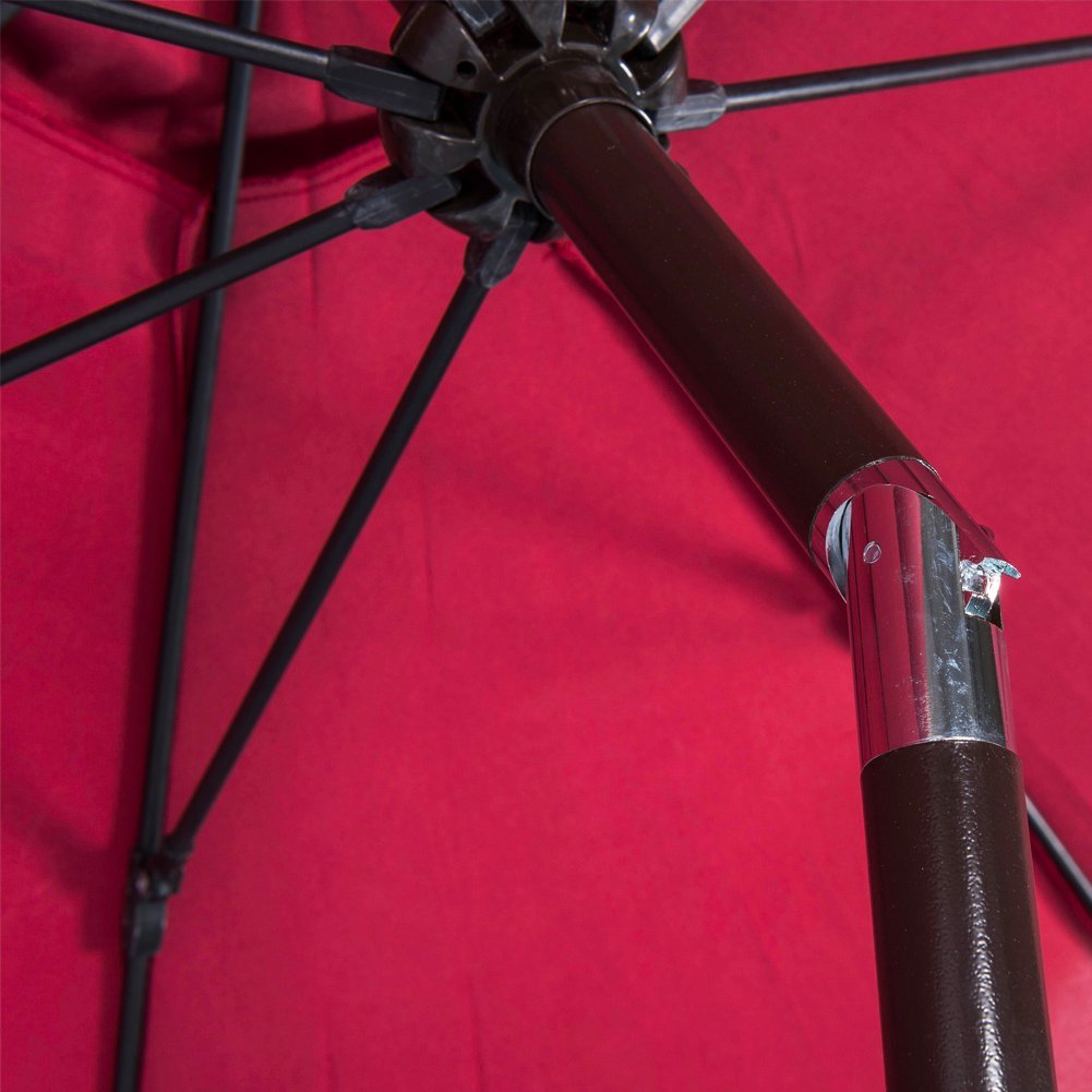 Best Patio Umbrella for Wind Fiberglass Rib Patio Umbrellas