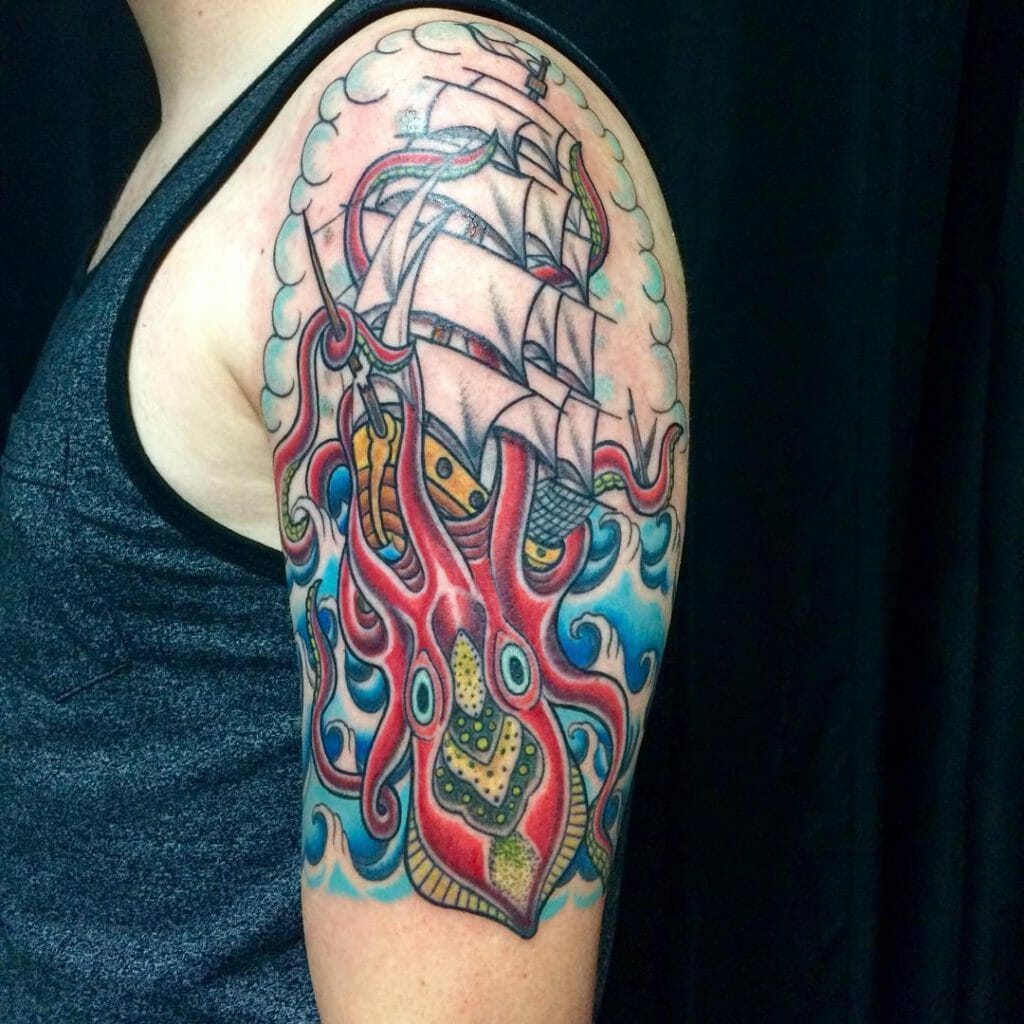 101 Awesome Kraken Tattoo Designs You Need To See! | Outsons | Men's Fashion Tips And Style Guides 1024_x_1024_jpg