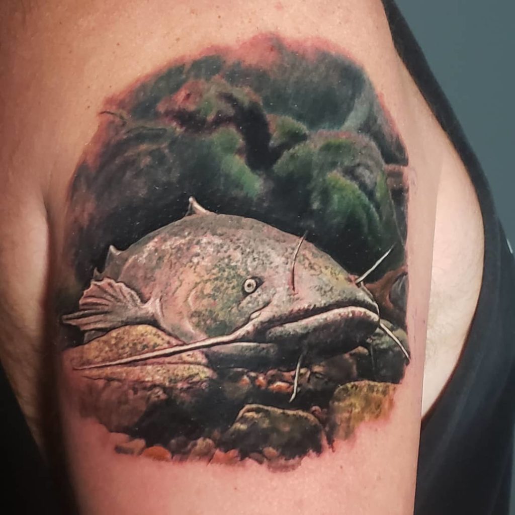 10 Best Catfish Tattoo Ideas You'll Have To See To Believe! | Outsons | Men's Fashion Tips And Style Guides 1024_x_1024_jpg