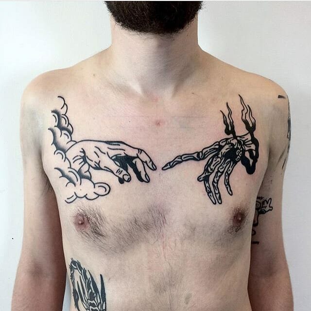 10 Best Good Vs Evil Tattoo Ideas You Have To See To Believe! | Outsons | Men's Fashion Tips And Style Guides 640_x_640_jpg