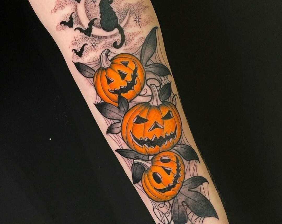 10 Best Jack O Lantern Tattoo Ideas You Have To See To Believe! | Outsons | Men's Fashion Tips And Style Guides 857_x_1080_jpg