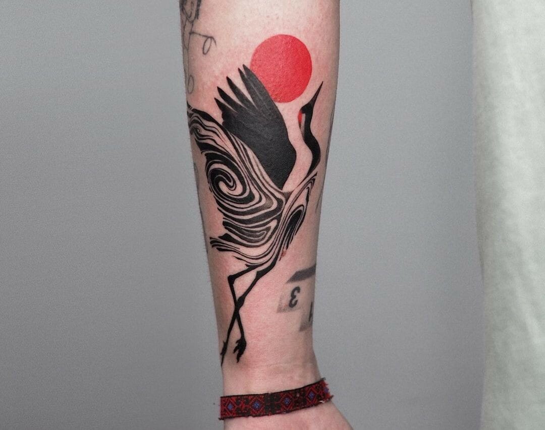 10 Best Japanese Crane Tattoo Ideas You Have To See To Believe! | Outsons | Men's Fashion Tips And Style Guides 853_x_1080_jpg