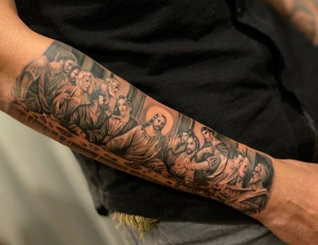 10 Best Last Supper Tattoo Ideas You Have To See To Believe! | Outsons | Men's Fashion Tips And Style Guides 830_x_1076_jpg