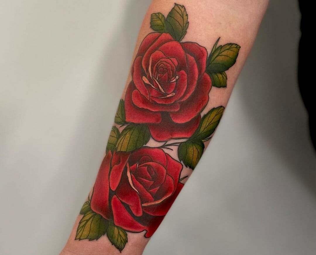 10 Best Rose Sleeve Tattoo Ideas You Have To See To Believe! | Outsons | Men's Fashion Tips And Style Guides 872_x_1080_jpg