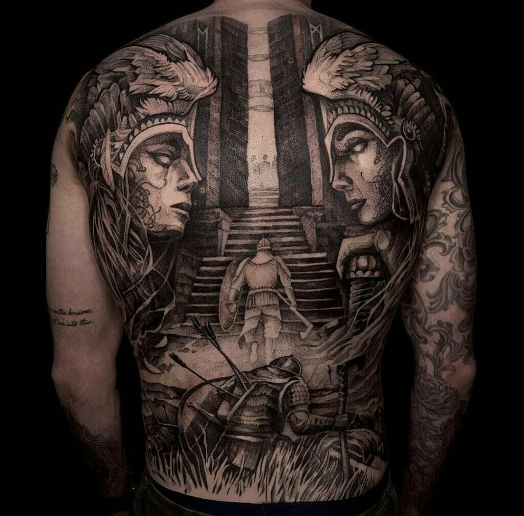 10 Best Valhalla Tattoo Ideas You Have To See To Believe! | Outsons | Men's Fashion Tips And Style Guides 1008_x_1024_jpg