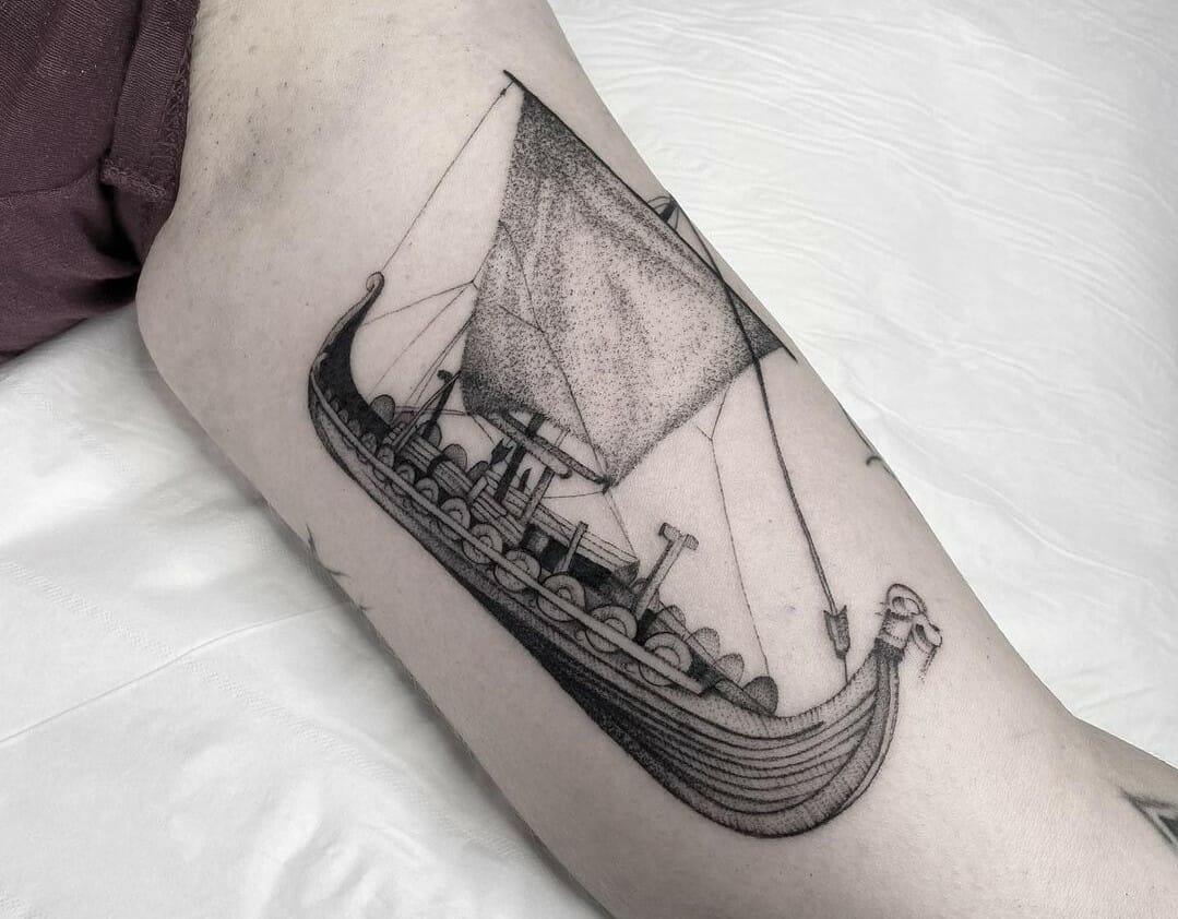 10 Best Viking Ship Tattoo Ideas You Have To See To Believe! | Outsons | Men's Fashion Tips And Style Guides 842_x_1079_jpg