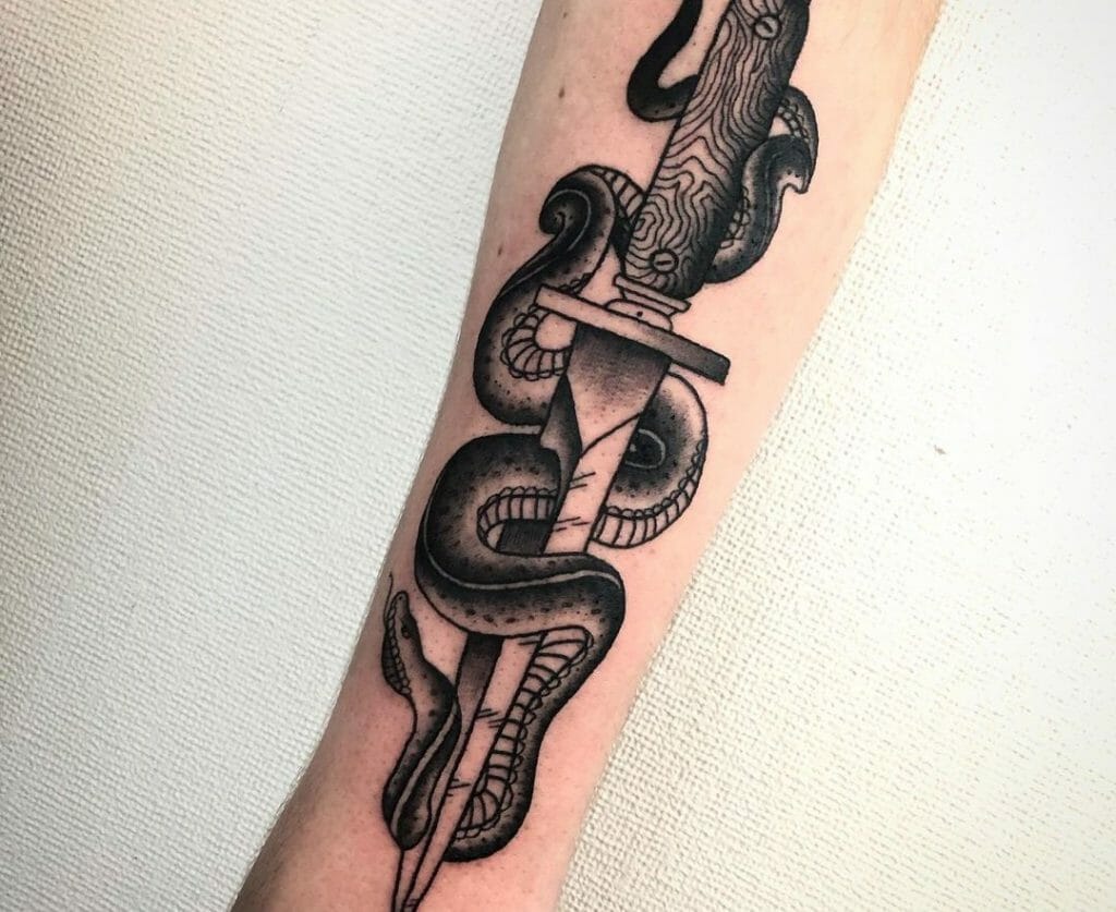10 Best American Traditional Dagger Tattoo Ideas That Will Blow Your Mind! | Outsons | Men's Fashion Tips And Style Guides 837_x_1024_jpg