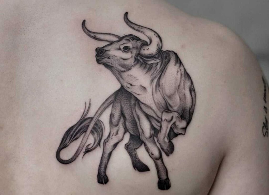 10 Best Charging Bull Tattoo Ideas That Will Blow Your Mind! | Outsons | Men's Fashion Tips And Style Guides 742_x_1024_jpg