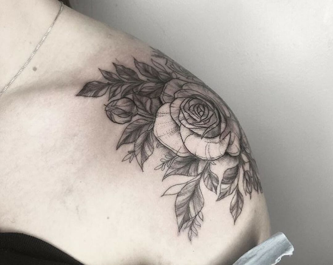 10 Best Floral Shoulder Cap Tattoo Ideas That Will Blow Your Mind! | Outsons | Men's Fashion Tips And Style Guides 859_x_1080_jpg