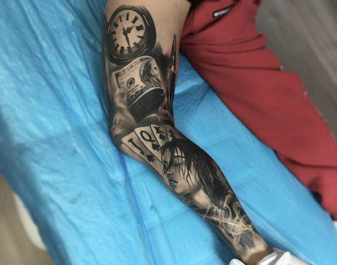 10 Best Leg Sleeves Tattoo Ideas That Will Blow Your Mind! | Outsons | Men's Fashion Tips And Style Guides 848_x_1079_jpg
