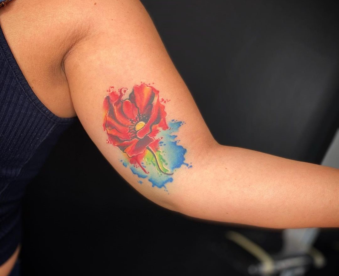 10 Best Mexican Flowers Tattoo Ideas That Will Blow Your Mind! | Outsons | Men's Fashion Tips And Style Guides 879_x_1080_jpg