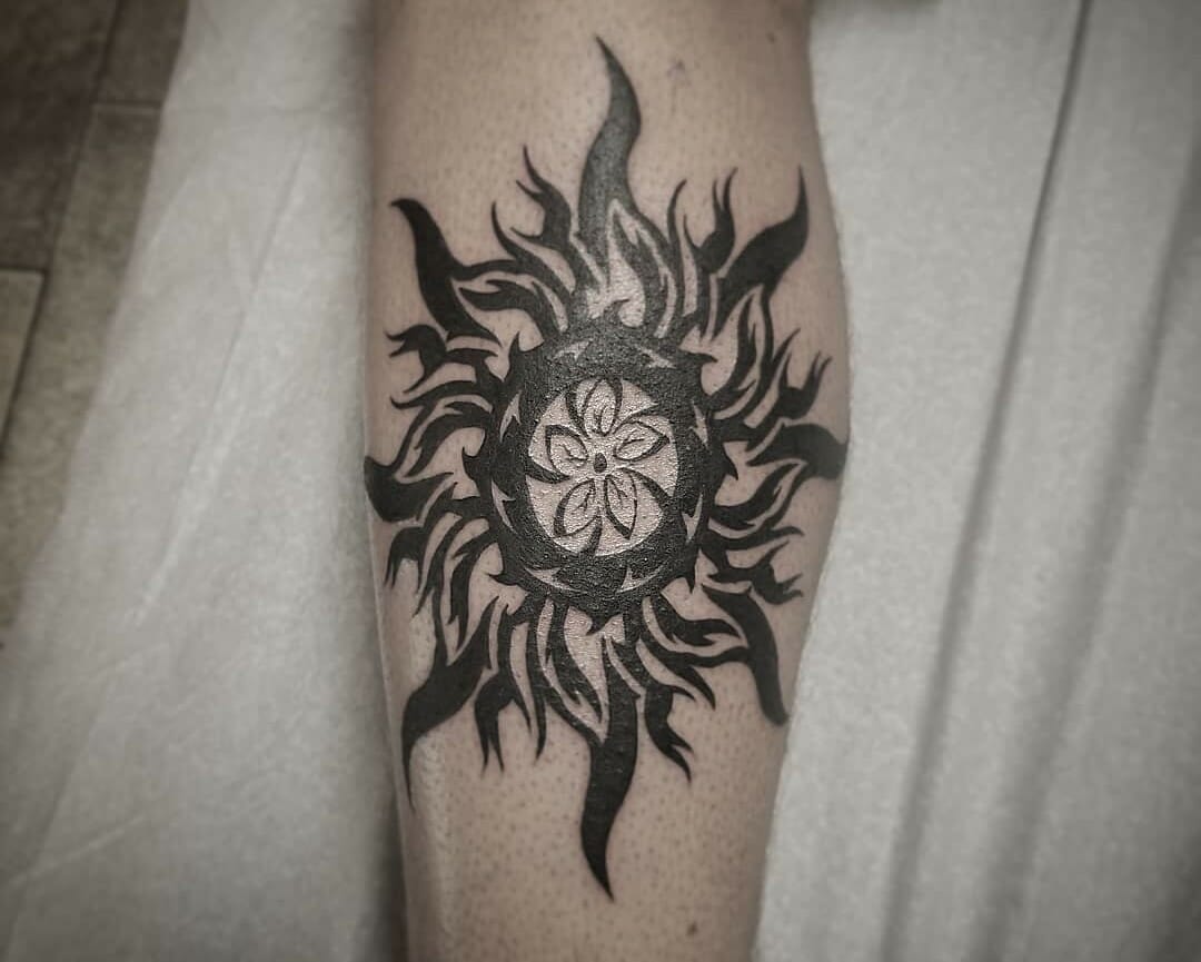 10 Best Tribal Sun Tattoo Ideas You Have To See To Believe! | Outsons | Men's Fashion Tips And Style Guides
