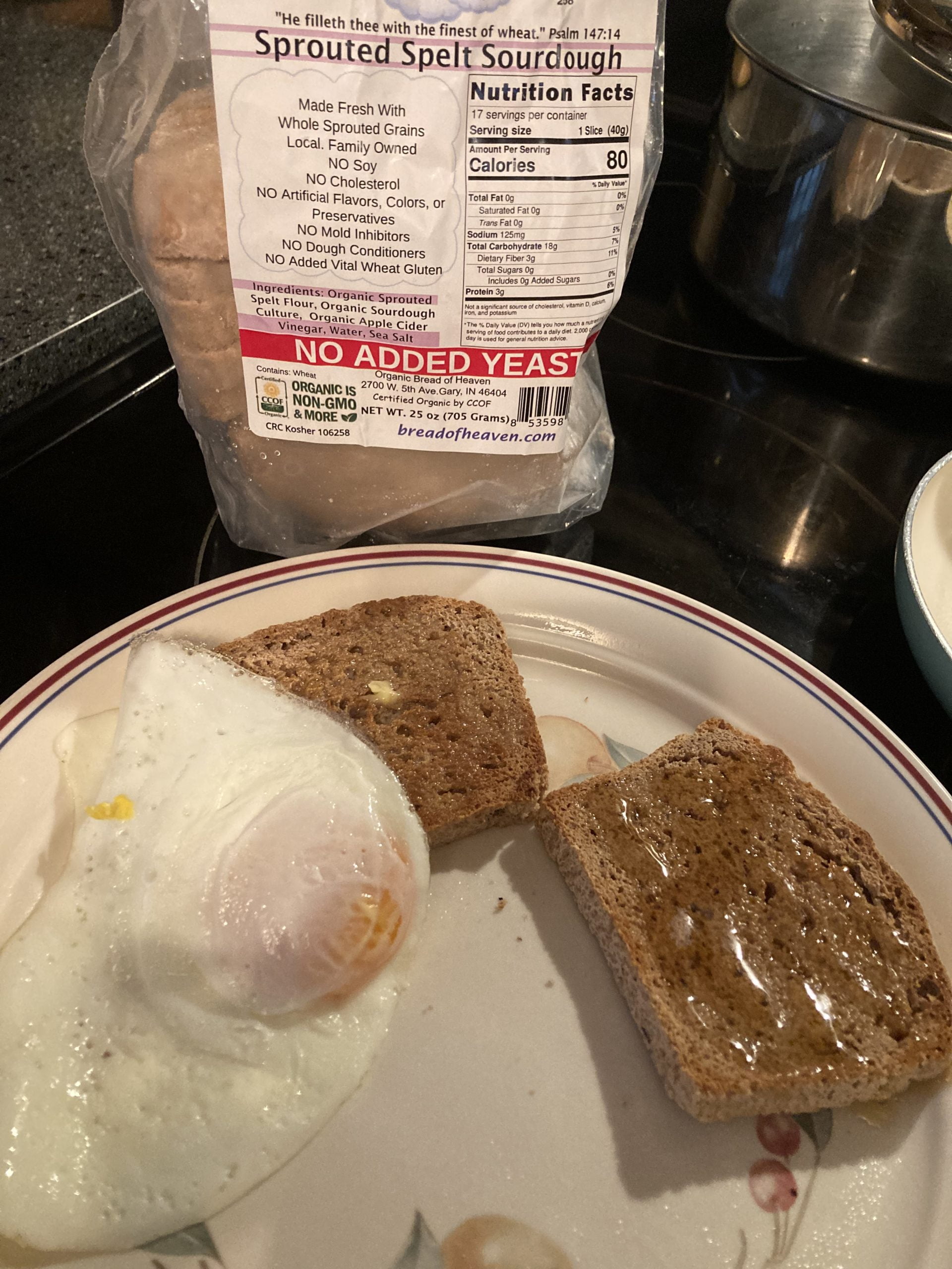100% Sprouted Spelt Sourdough photo review