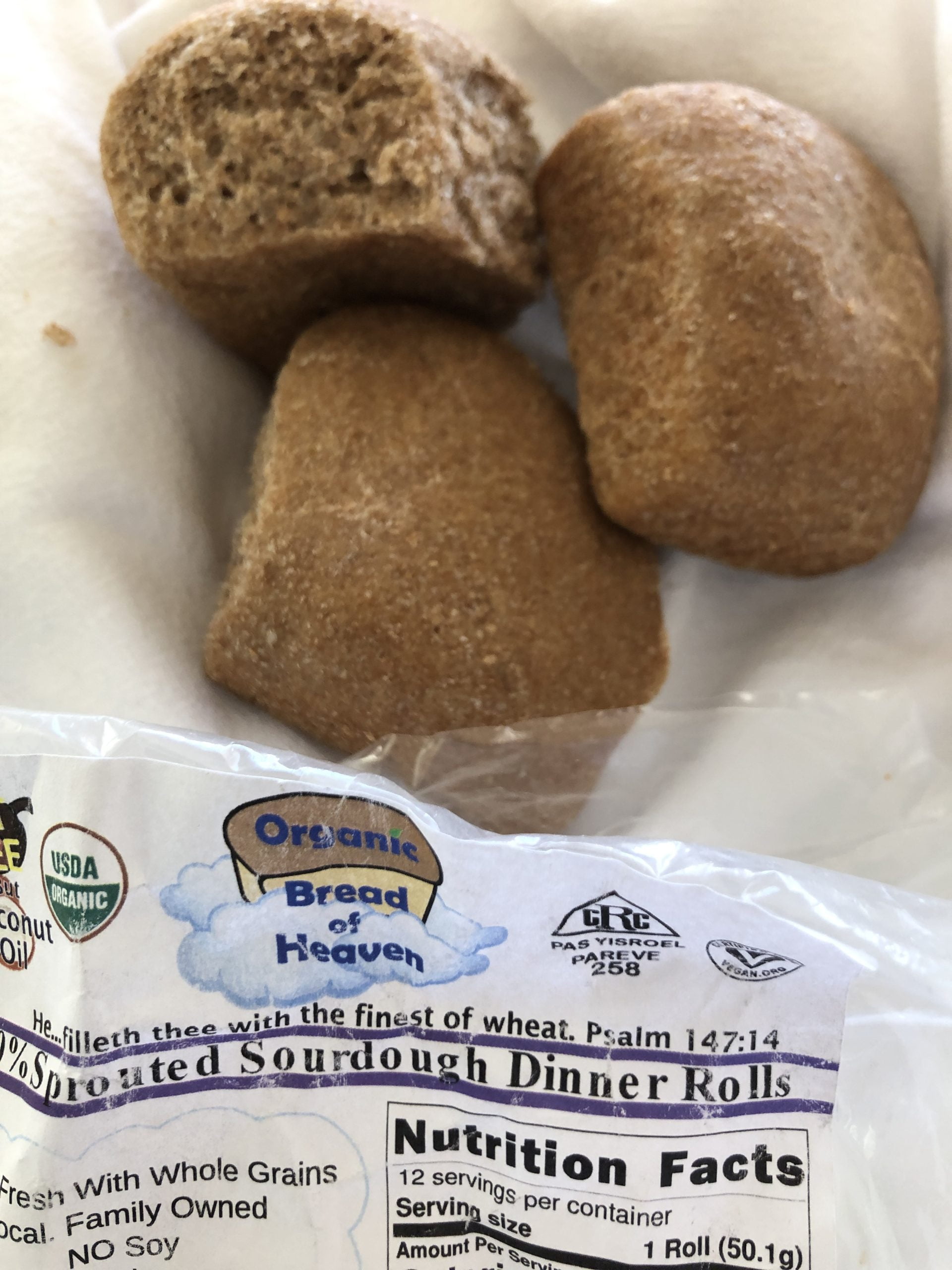 Sprouted Sourdough Dinner Rolls - 12 pk photo review