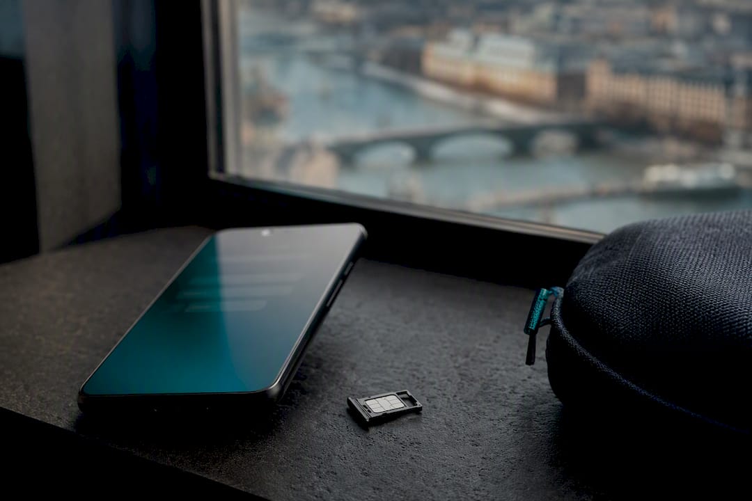 Anonymous eSIM beside partial phone