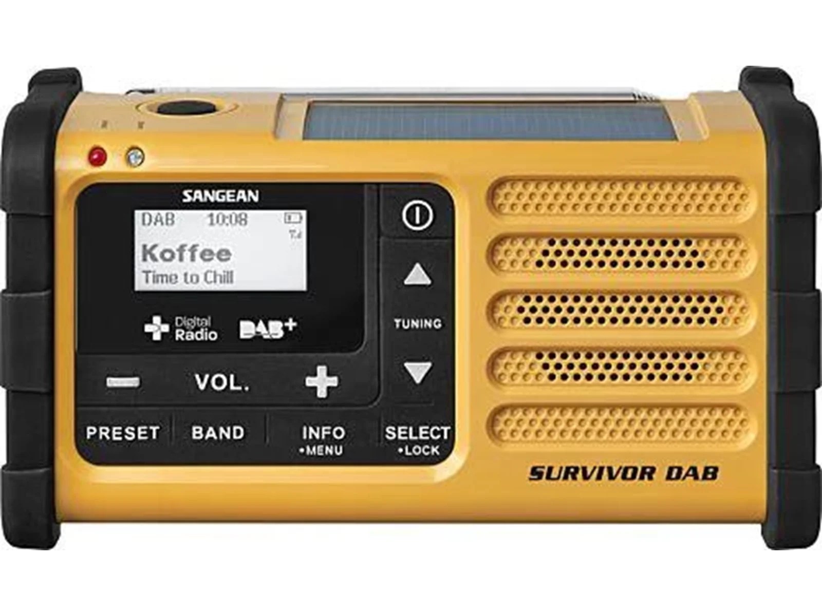 Sangean MMR-88 DAB+ Nødradio – Håndsving, Solar og USB-C
