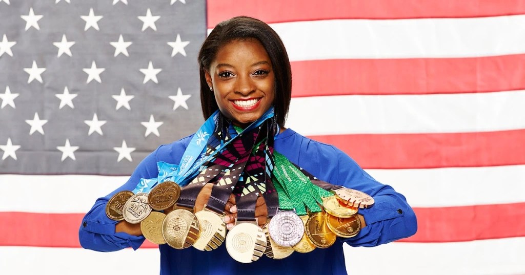 Simone Biles and the Twisties.