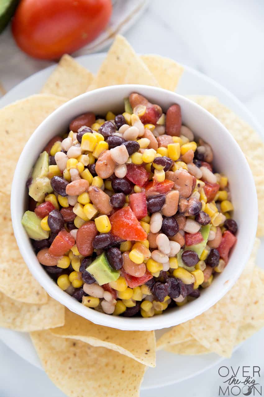 Easy Bean Dip Appetizer ------- Over the Big Moon