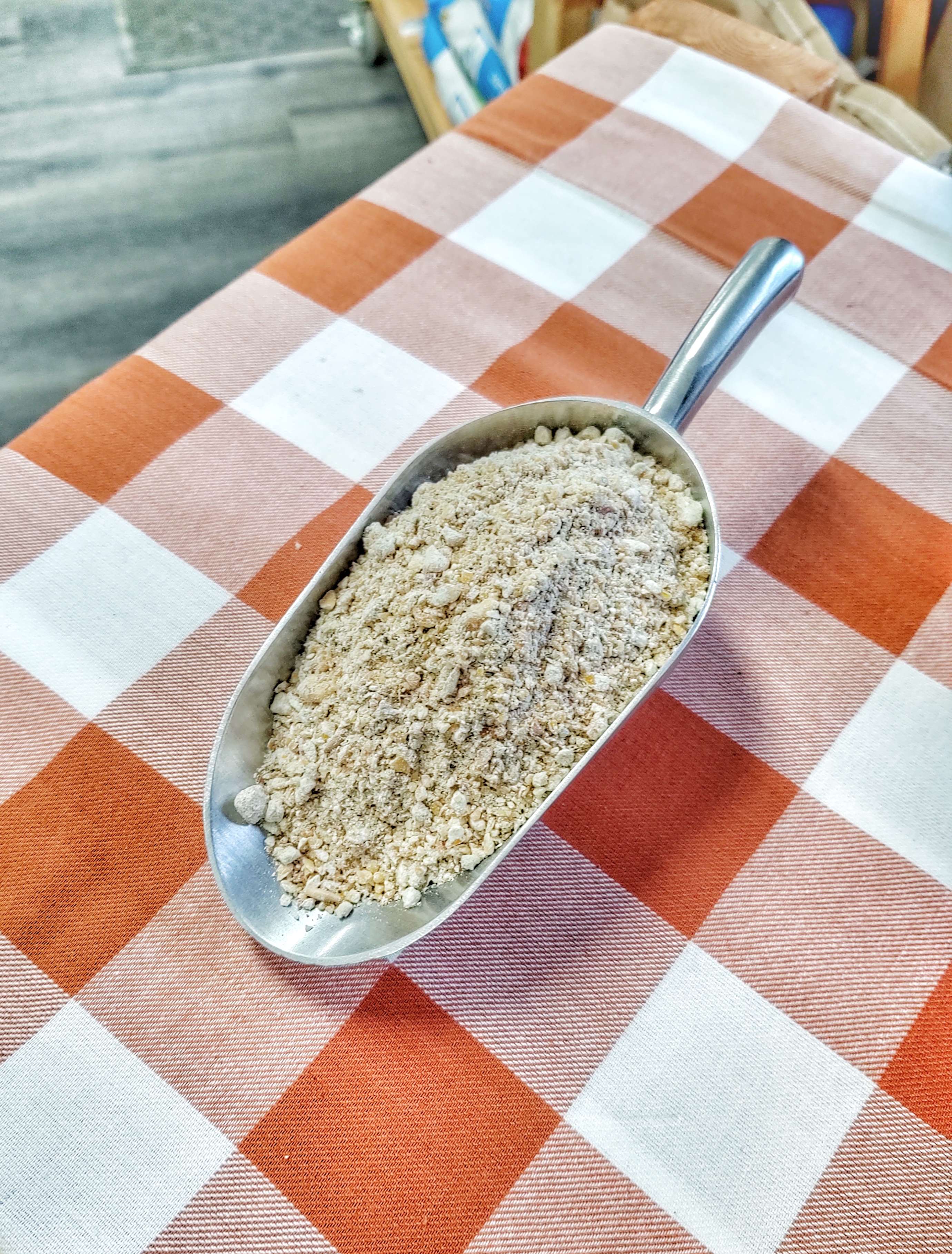 Ground Corn Ovid Elevator Co.