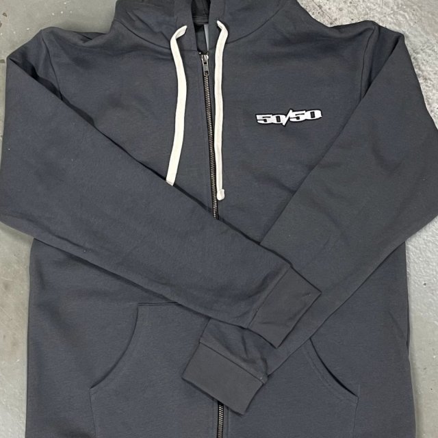 50/50 zip Hoodie