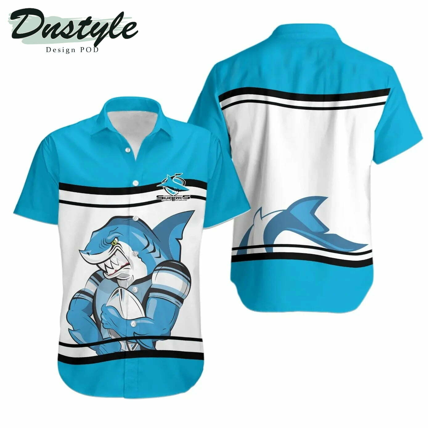 Cronulla Hawaiian Shirt OwlOhh