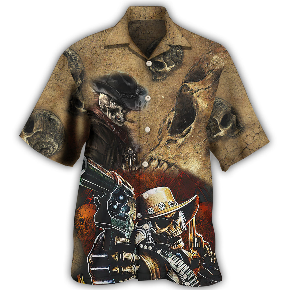 Skull I'm A Grumpy Old Man - Hawaiian Shirt