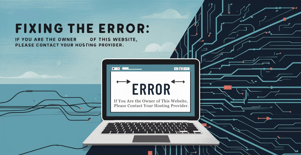 Fixing the Error: If You Are the Owner of This Website, Please Contact Your Hosting Provider