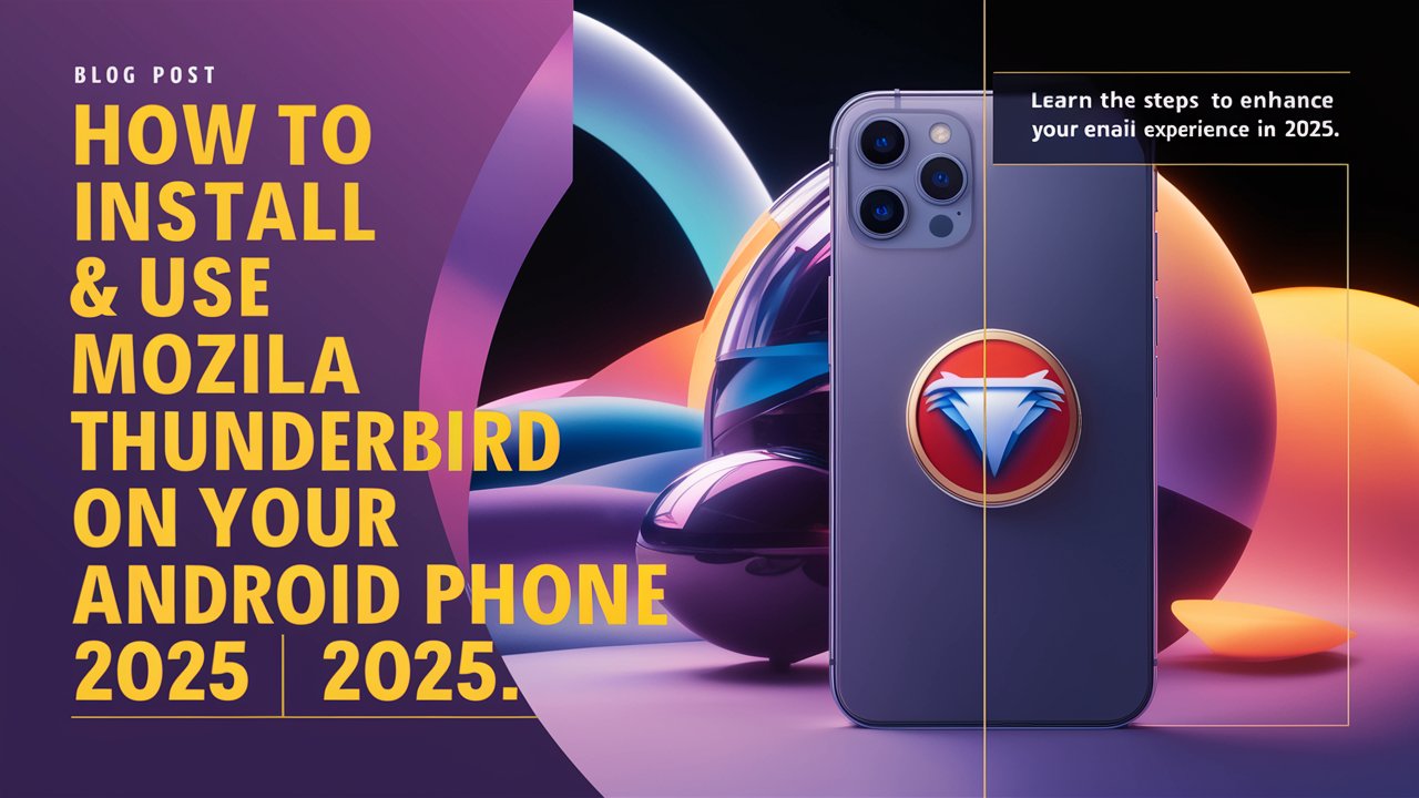 How to Install & Use Mozilla Thunderbird on Your Android Phone 2025