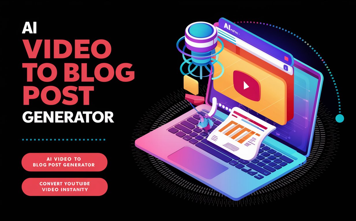 AI Video to Blog Post Generator: Convert YouTube Videos Instantly