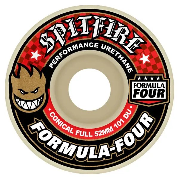 Spitfire 52mm -Formula Four 101 Conical Full – Oxada skateshop