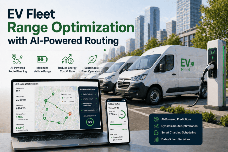 EV Fleet Range With AI Powered Routing Ev Fleet Range Ai Routing 