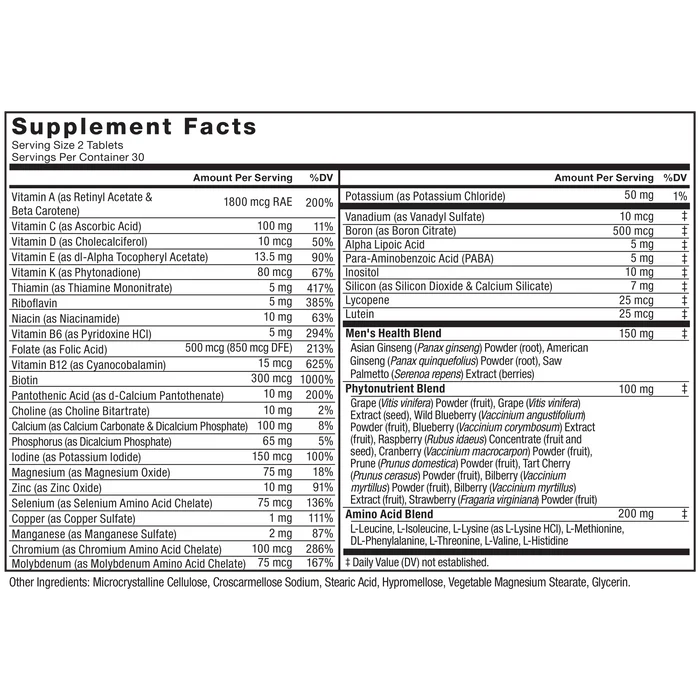 FORCE FACTOR Men`s Multivitamin - Image 2