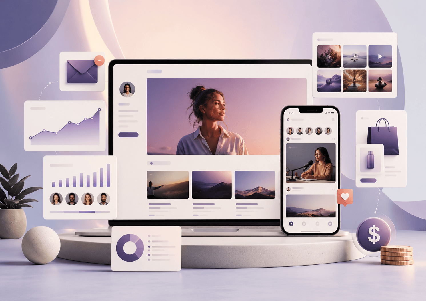 Creator Platform package by OXWebsite
