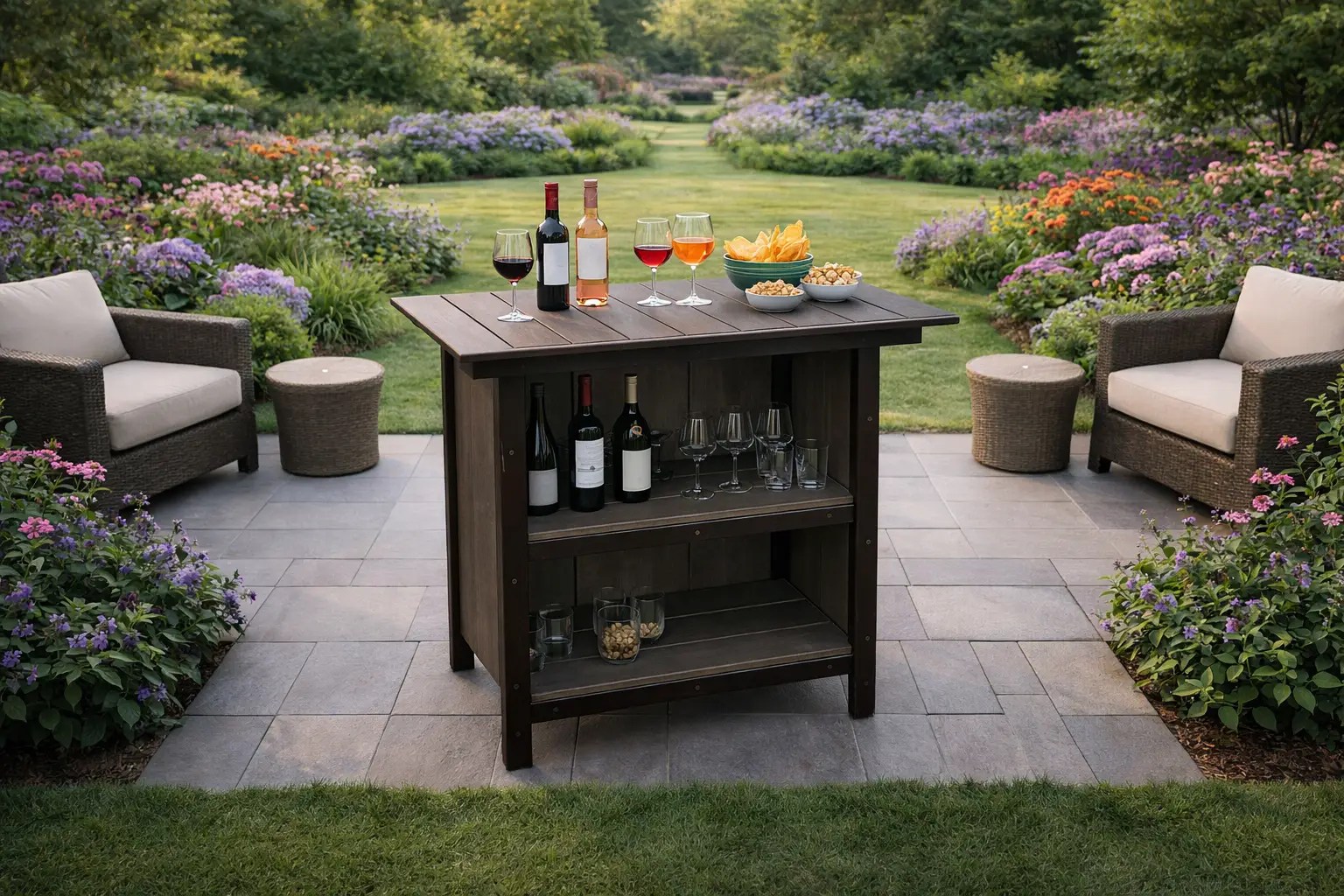 Bar Height Party Table