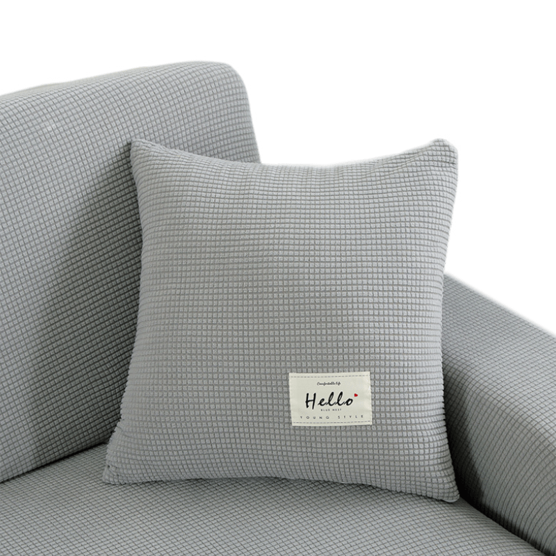 Modern Pillowcase 45X45Cm Grey Polyester, Cosy and Elegant