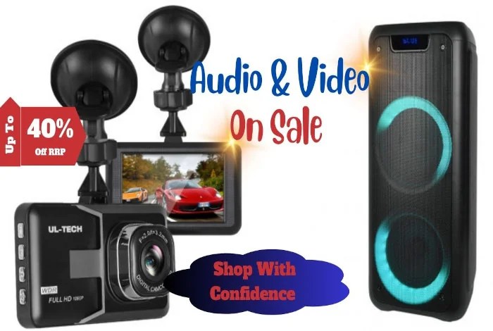 Audio & Video On Sale Poster