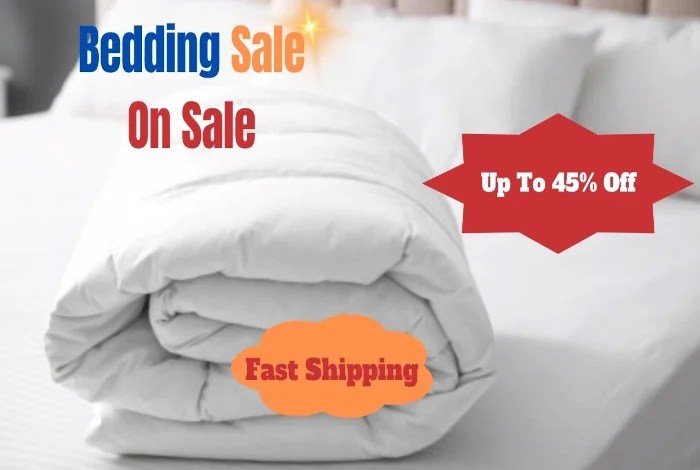 Bedding Sale Poster