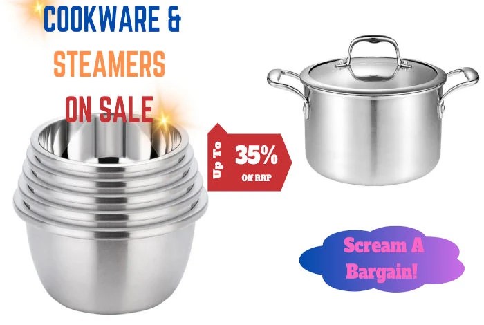Cookware & Steamers Sale