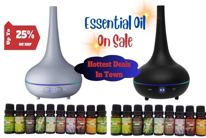 Essential Oil & Diffusers Sale Poster