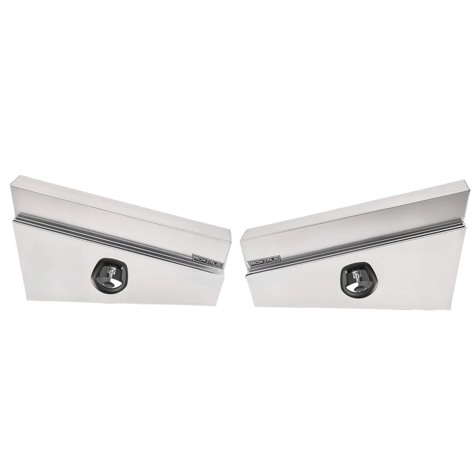 Under Tray Tool Box 900mm Aluminium Pair