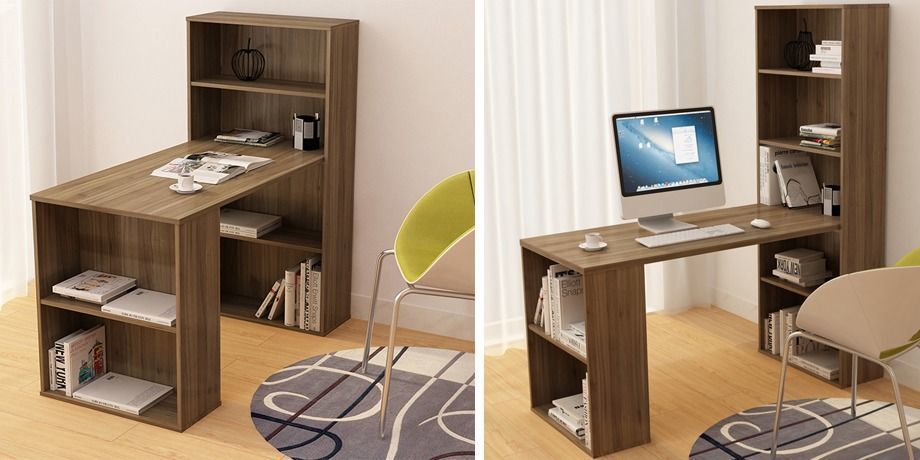 Chinacomputer Desk Home Office Desk Computer Table Wooden Computer Desk With Bookcase On Global Sources